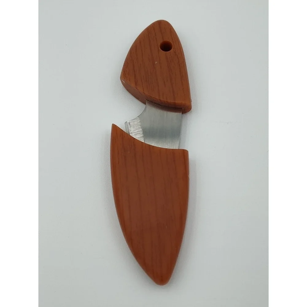 Knife Portable Pocket Outdoor Hunting Camping Small Wood-like 👀📸SEE📏📸